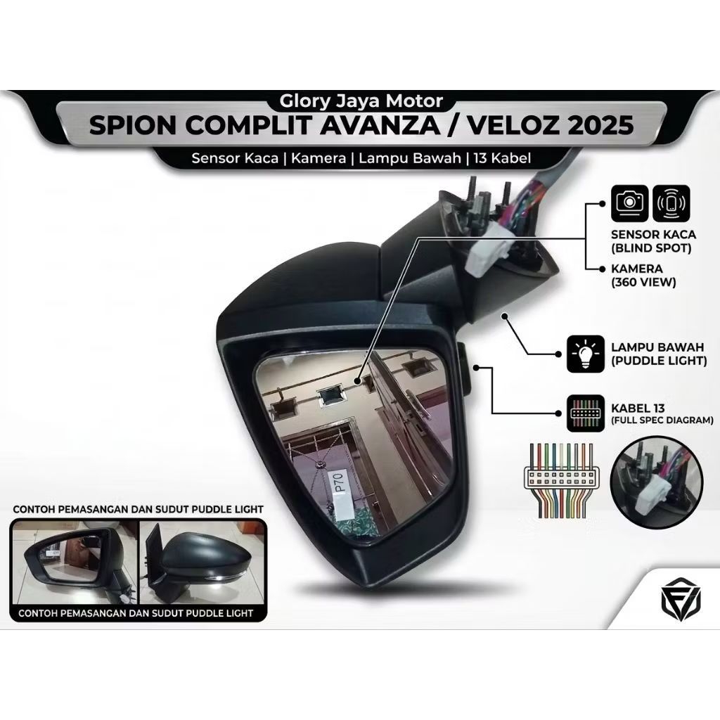 SPION AVANZA VELOZ KIRI KOMPLIT AVANZA 2022 2025 ORIGINAL