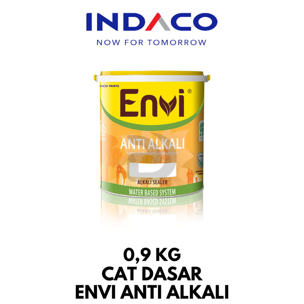 Cat Dasar Envi Anti Alkali Kaleng 0,9 Kg / INDACO
