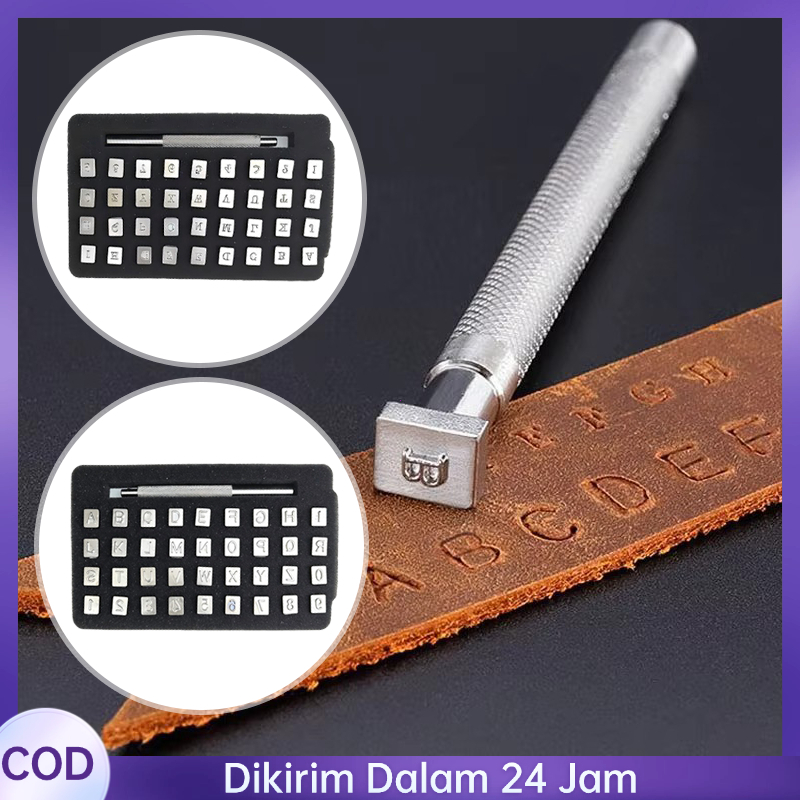 3mm 6mm 36pcs Stempel Besi Huruf Alat Ukir Kulit Alat Ketok Huruf Dan Angka Kulit Diy Stempel Abjad 