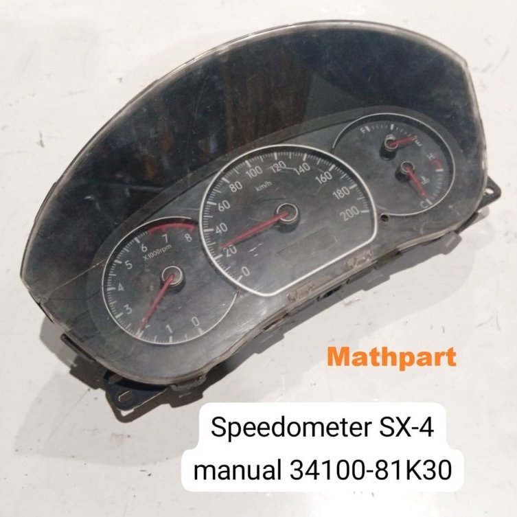 Speedometer Spidometer Kilometer Suzuki Sx4 Sx-4 X Over 34100 81K30 Manual Copotan Original