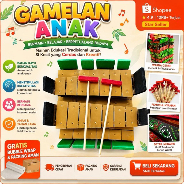 MAINAN TRADISIONAL GAMELAN/SARON