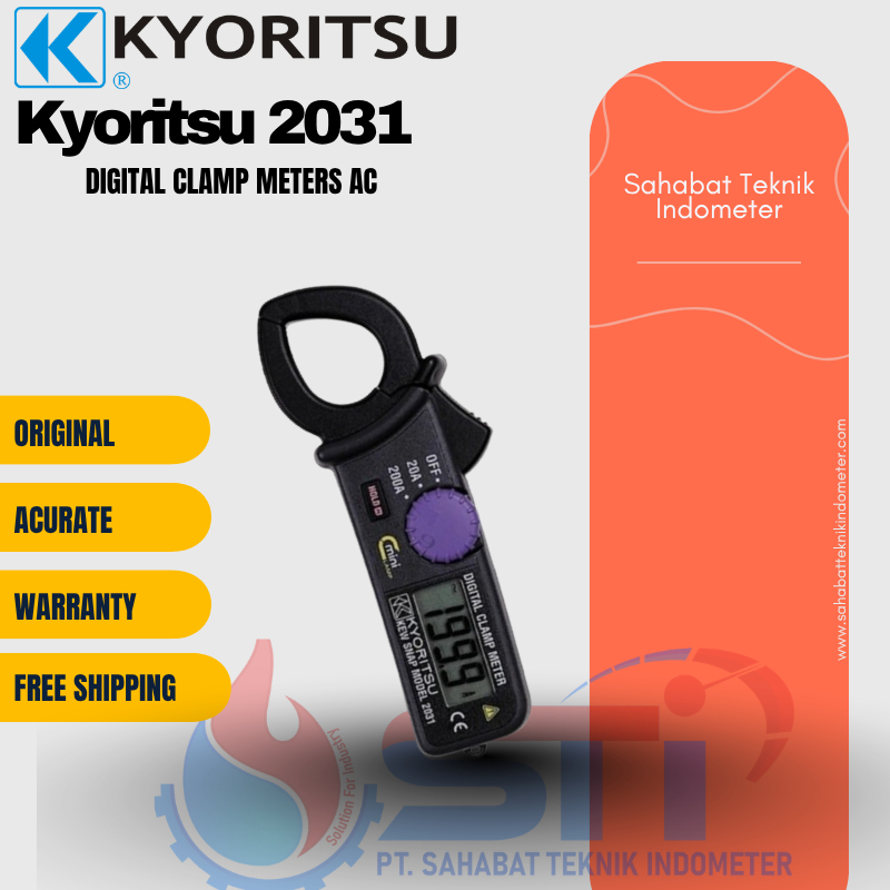 jual Digital clamp meters AC Kyoritsu 2031 original kyoritsu dan baru