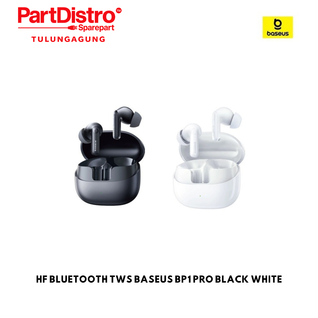 HF BLUETOOTH TWS BASEUS BP1 PRO BLACK WHITE