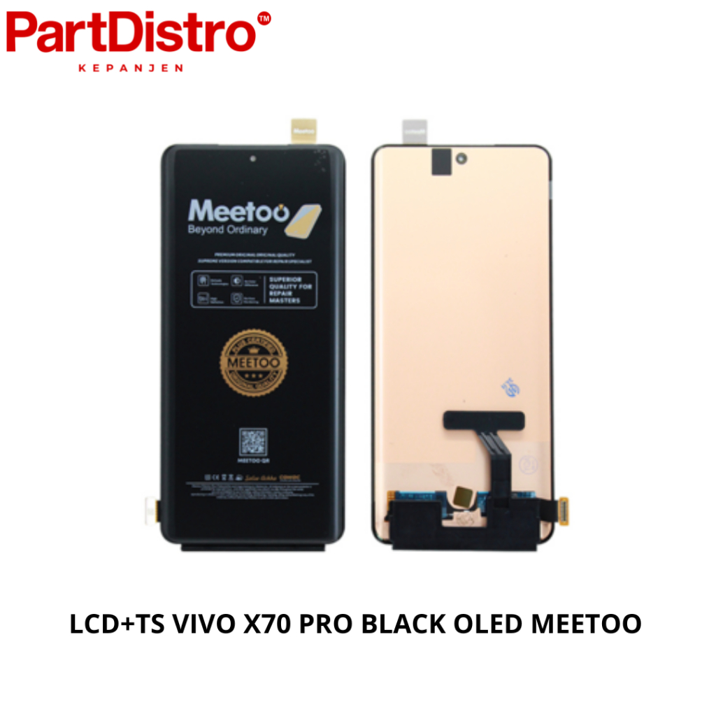 LCD+TS VIVO X70 PRO BLACK OLED MEETOO