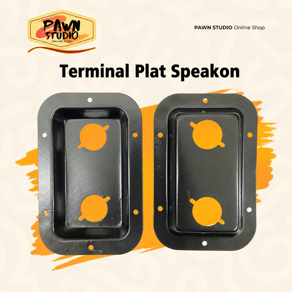 Terminal Plat Spikon Speakon /  Terminal Plat Soket Spikon Speakon Drat / Plat Speakon Jack Speakon 