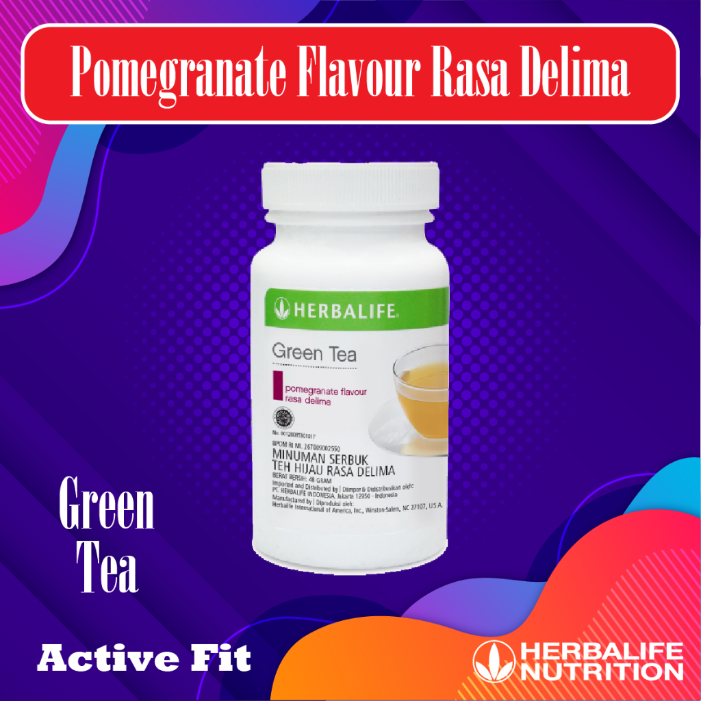 Green Tea Pomegranate (BARCODE DI POTONG) Herbalife