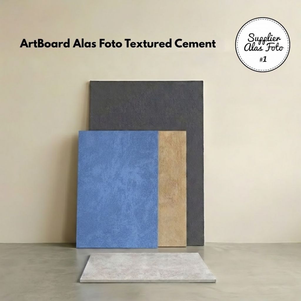 ArtBoard Alas Foto Textured Cement Background Foto Produk Estetik