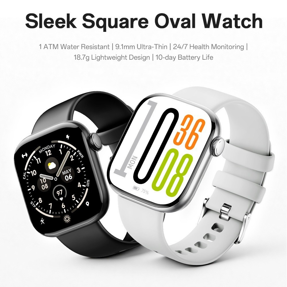 BEST DEALS [S10 upgrade]Huafit S12 jam tangan smartwatch Bluetooth Call 9.1mm Ultra Tipis 18g IP68
