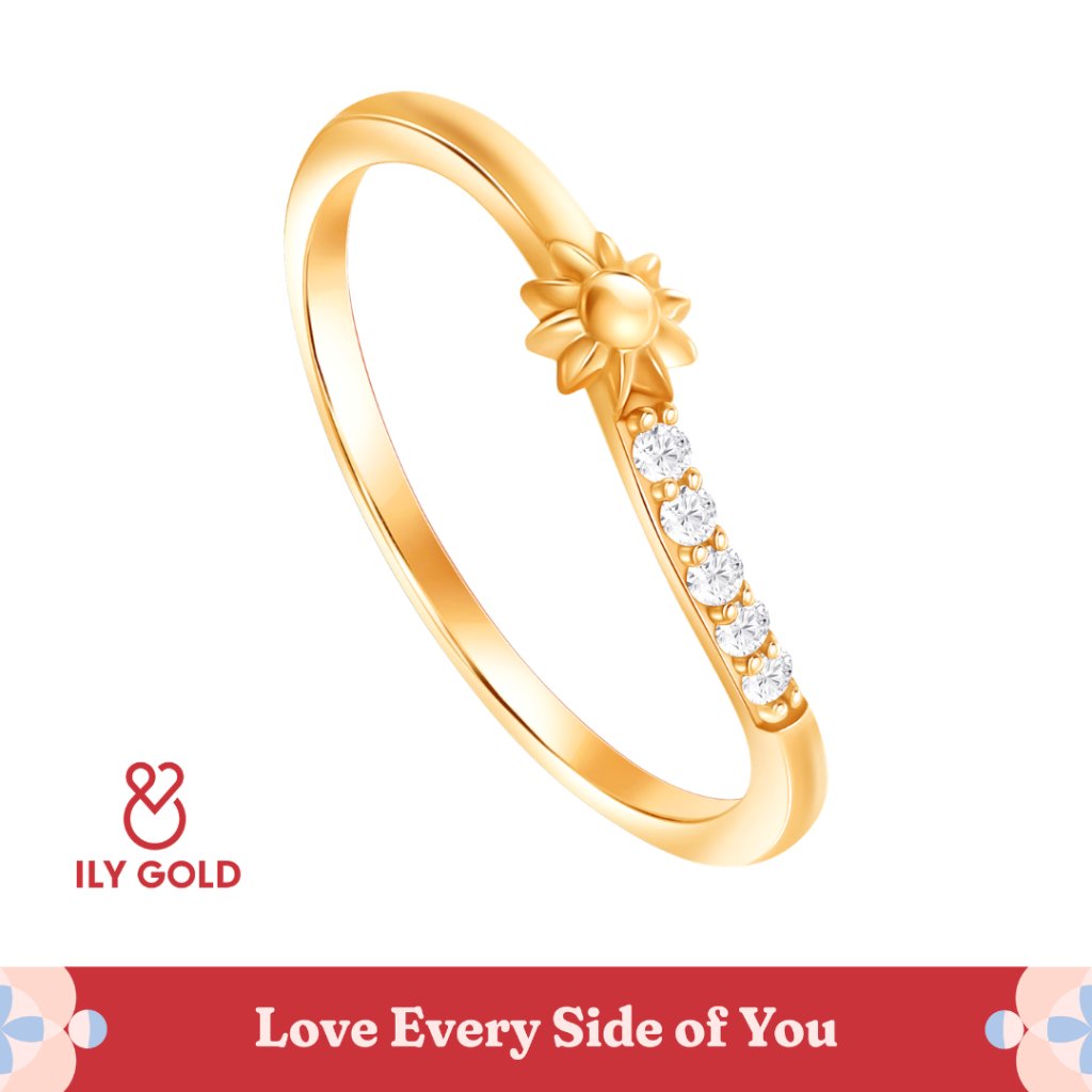ILY GOLD Sun of Bromo - Ladies Ring  / Cincin