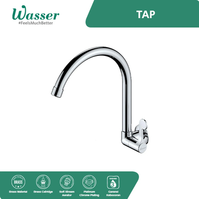 Kran Sink Wasser TLN-040 / Kran Dapur Sink Wasser TLN 040 / Wasser Wall Mounted Sink Tap Wasser TLN0