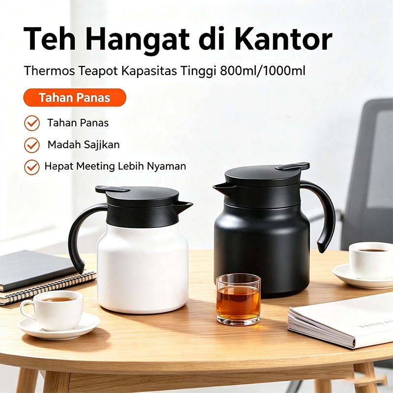 Tea Pot Rebus Pengapal Pot Insulasi Tekuk Teko Stewed Menyeduh Tekuk Teh Rumah Teh 316 Stainless Ste