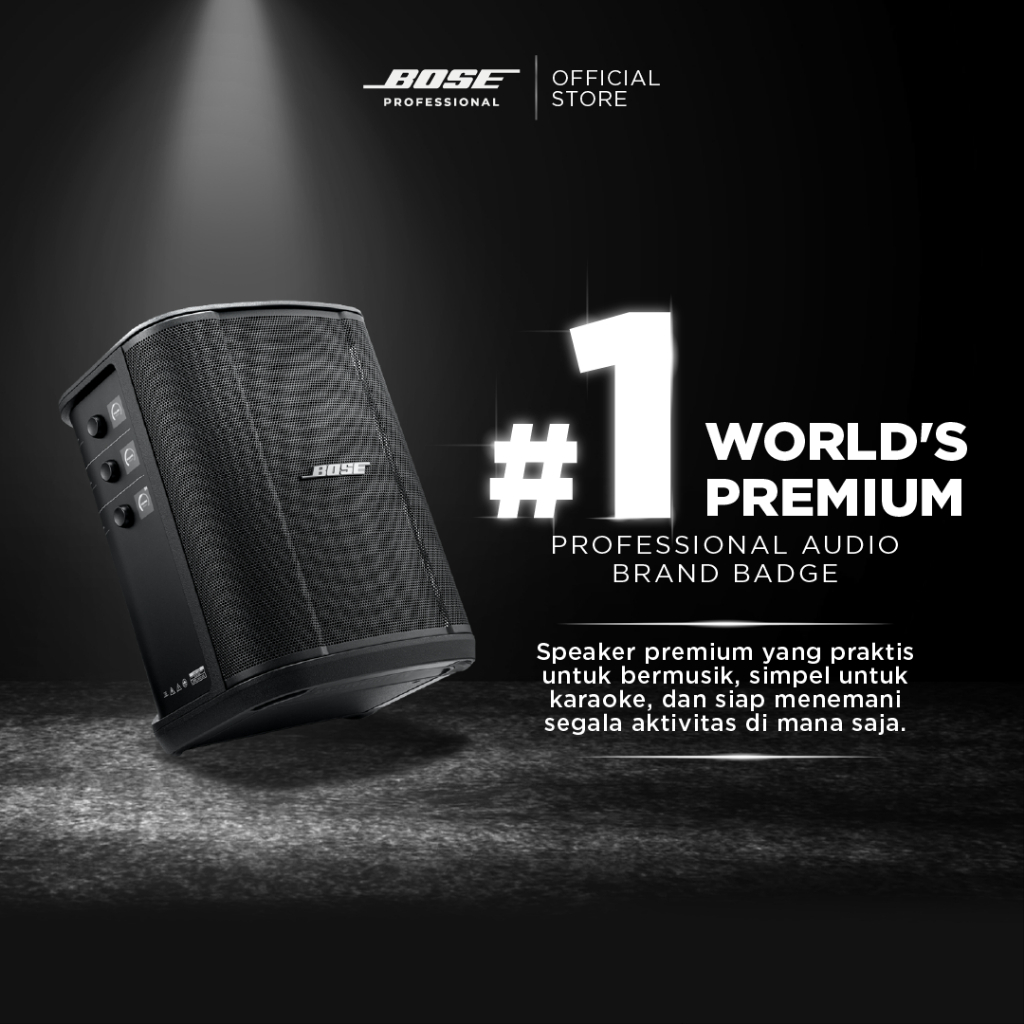 Bose S1 Pro+ Portable Bluetooth Wireless Karaoke Party Speaker System