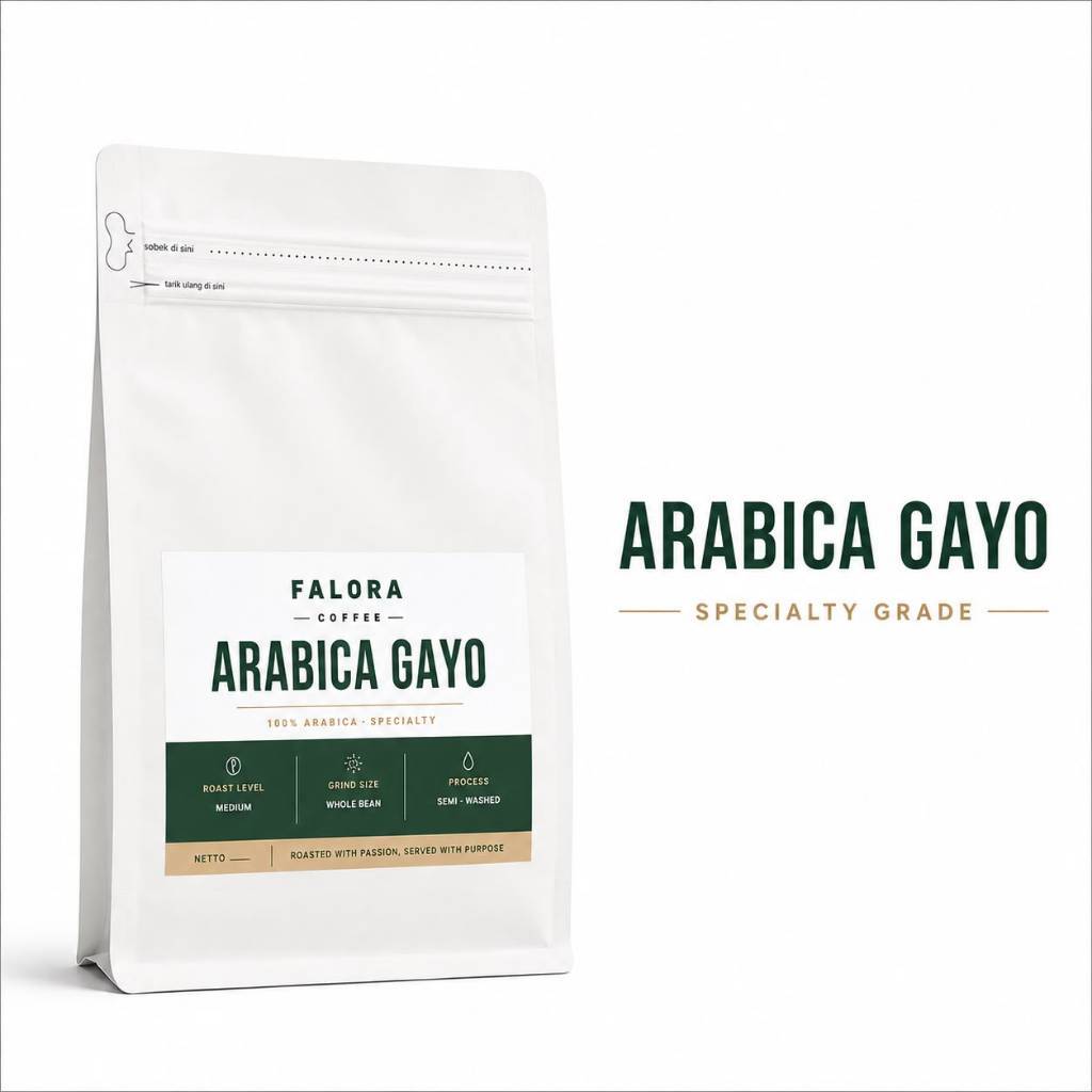 FALORA COFFEE Arabica Gayo Specialty Grade | 100% Arabica Aceh Gayo