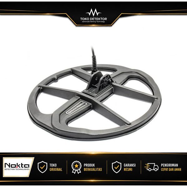 Nokta Makro Waterproof DD Search Coil SP35 Resmi - Coil Ukuran 35 cm x 31.5 cm - Coil Nokta SP35 Unt