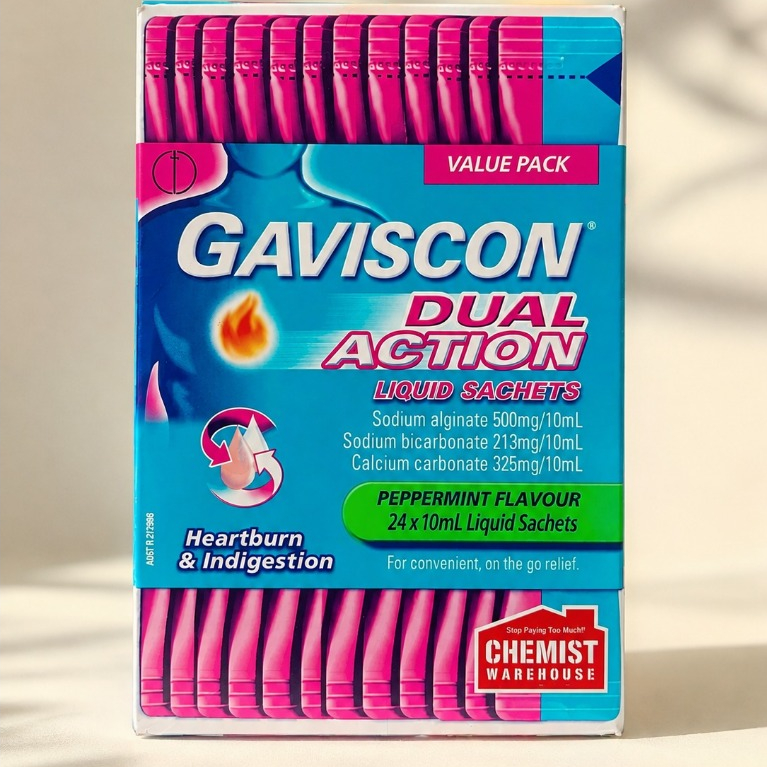 100% Asli - Exp 11/26 Gaviscon Double Action 5 x 10ml / Obat maag / Asam Lambung