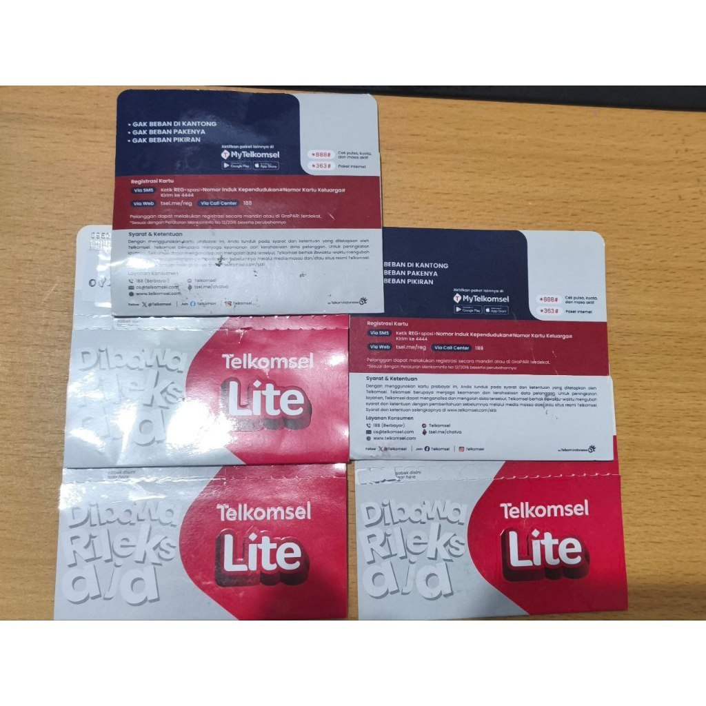 Kartu Perdana Telkomsel Red Tsel Nasional