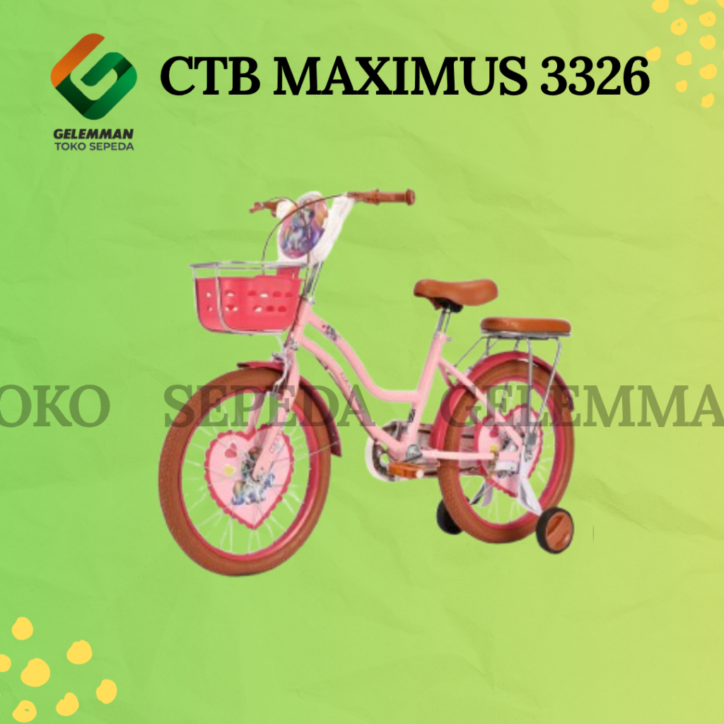SEPEDA ANAK PEREMPUAN MAXIMUS 3326