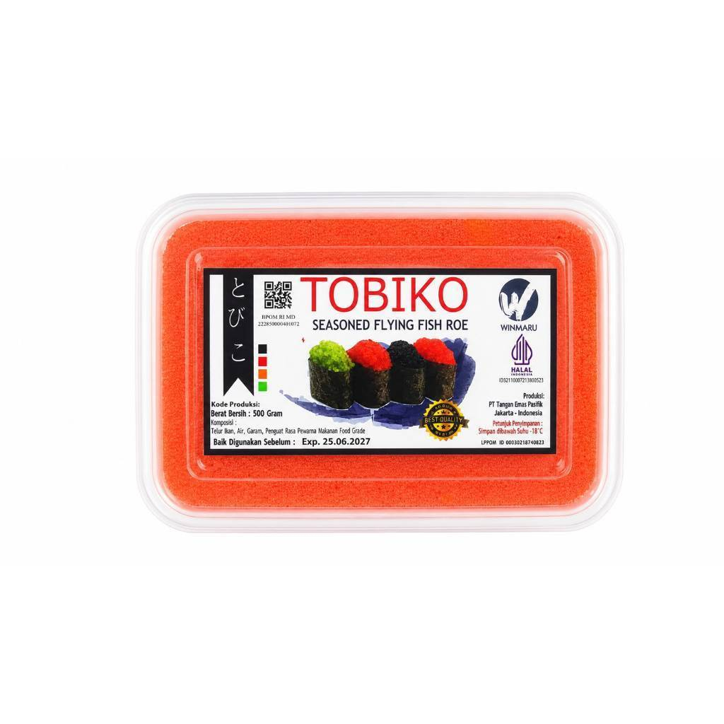 Tobiko Orange Grade B 500gr | Tobiko Orange Winmaru