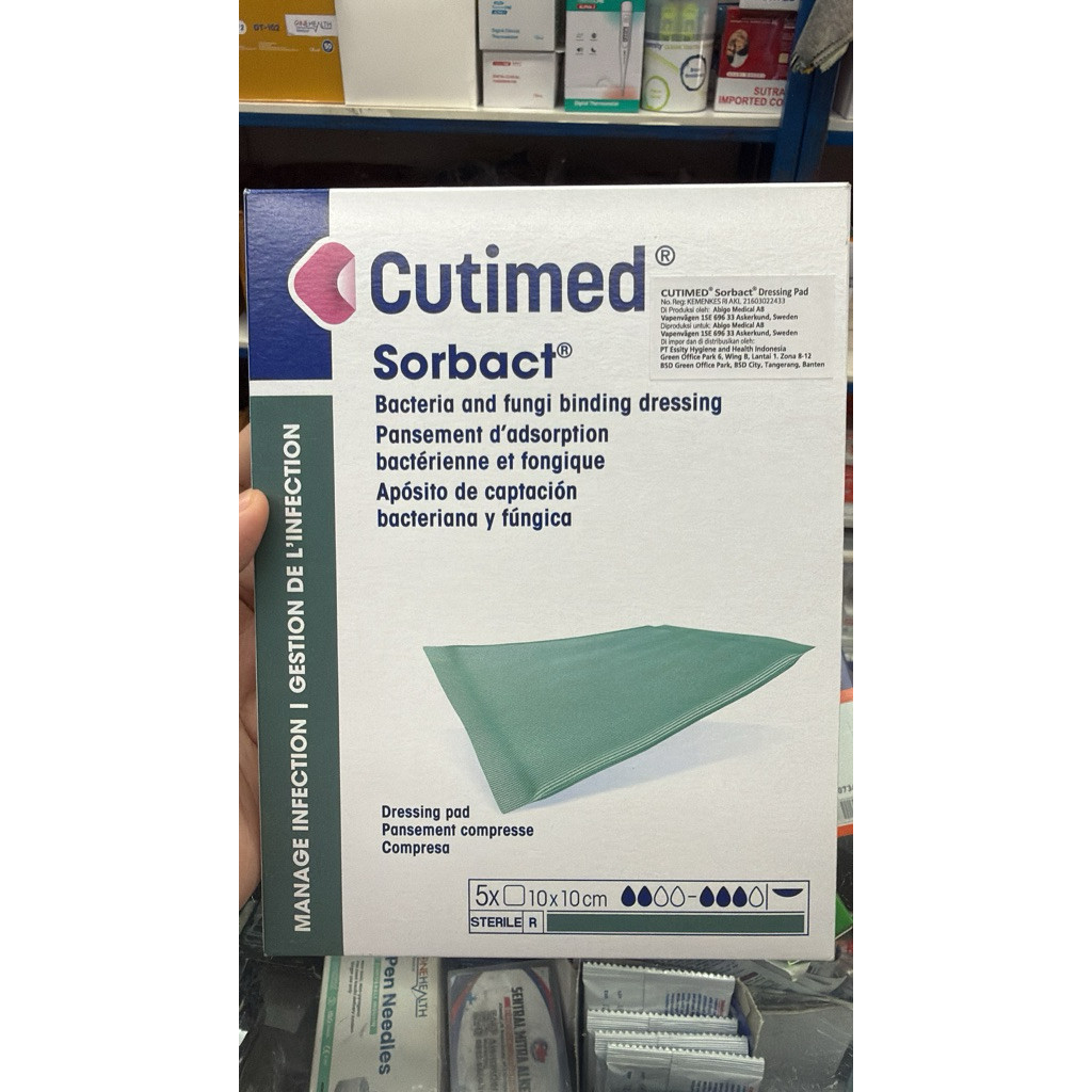 Cutimed Sorbact 10x10