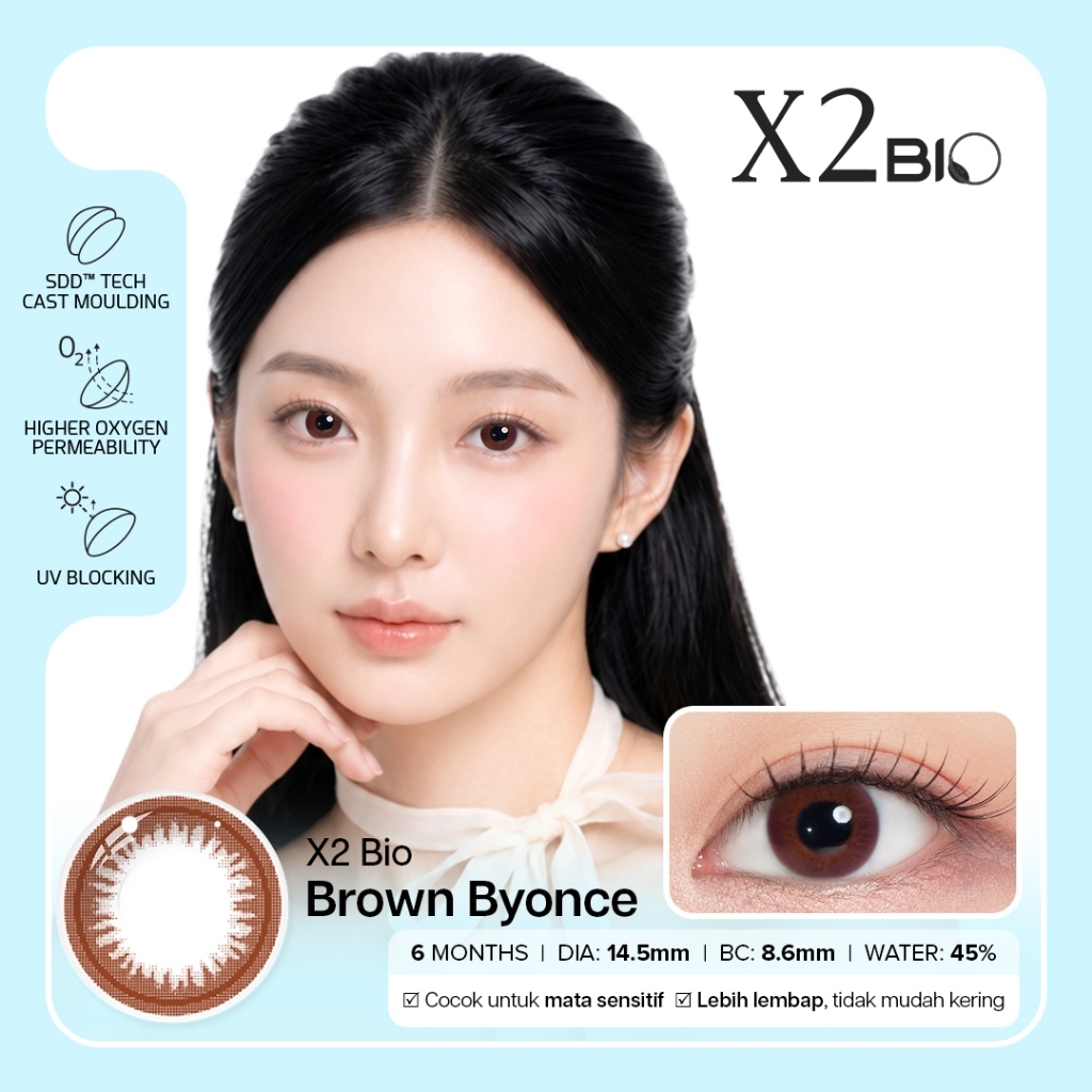 X2 Bio Softlens - Brown Byonce