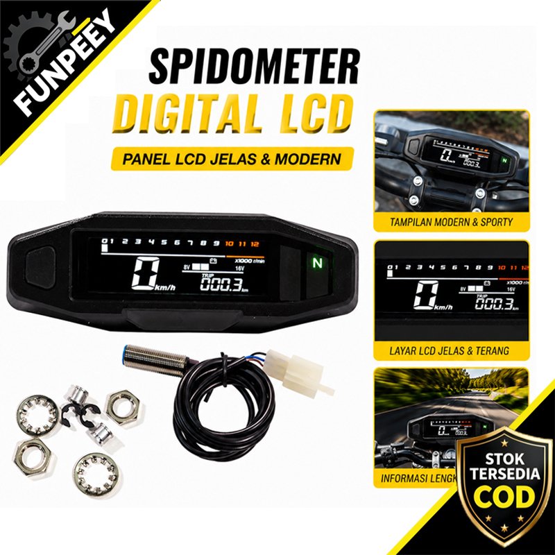 Universal Speedometer Odometer Kilometer Digital Koso Mini Speedometer KTM SX KTM XC KTM All Motor