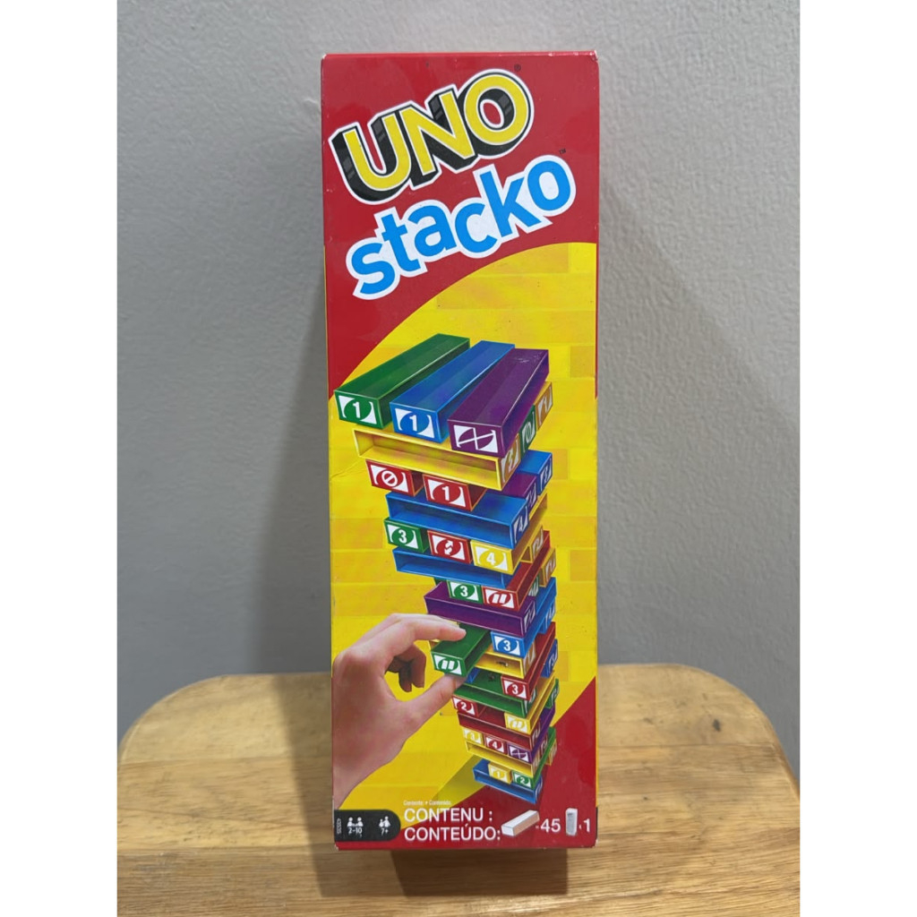 UNO Stacko Blocks Game Original Mattel