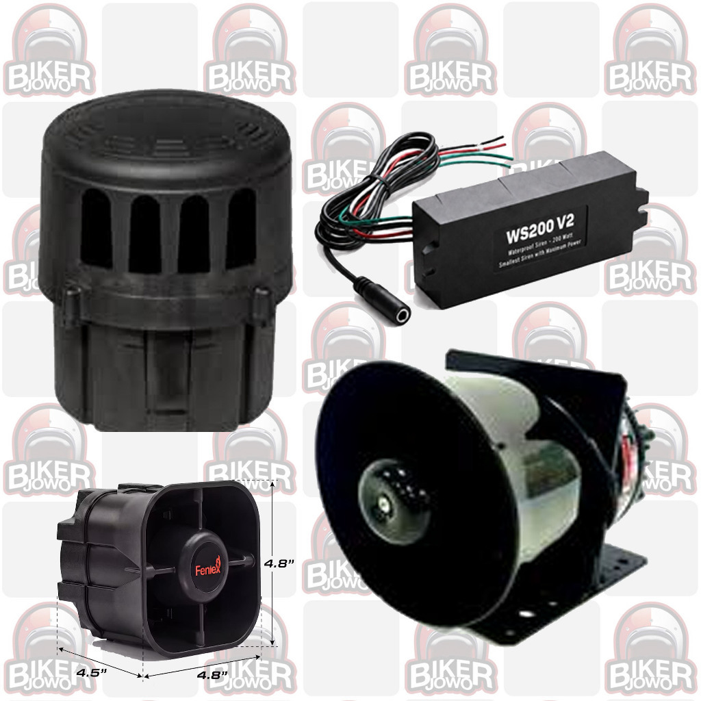 Sirine Motor Whelen Speaker Modul Low Freq Hammer Toa Sirene Siren Strobo Moge Mobil