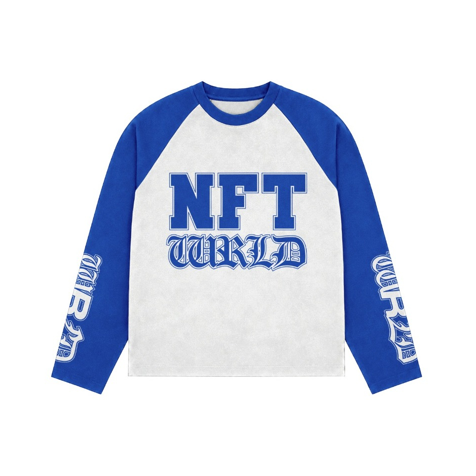 NFTWRLD - Longsleeve Raglan Blue Blood
