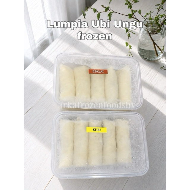 Lumpia Ubi Ungu Frozen isi 5