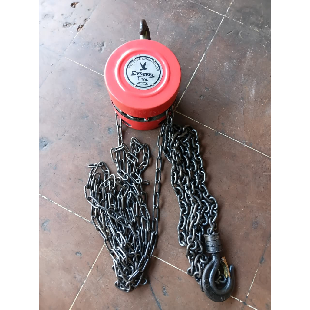 Chain Blok Katrol Derek Manual 1 Ton 2 Ton 3 Ton 5 Ton