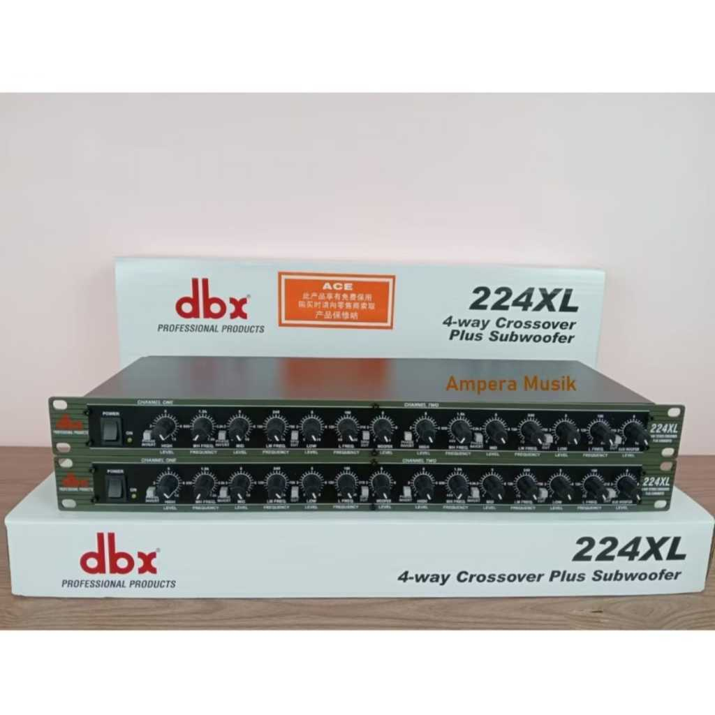 Crossover dbx 224XL 4-way Crossover Plus Subwoofer