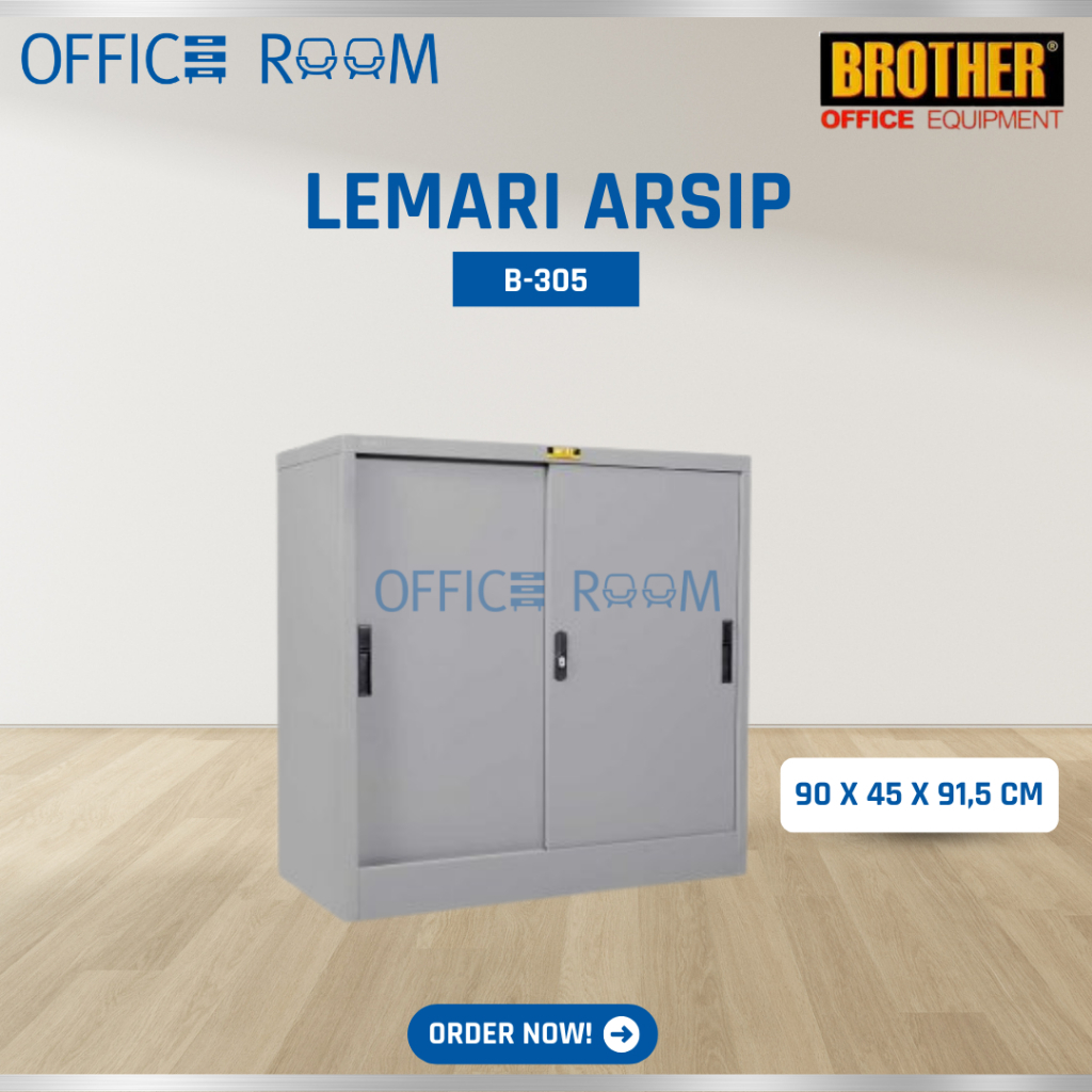 Lemari Arsip Plat Sliding Pendek Brother B-305