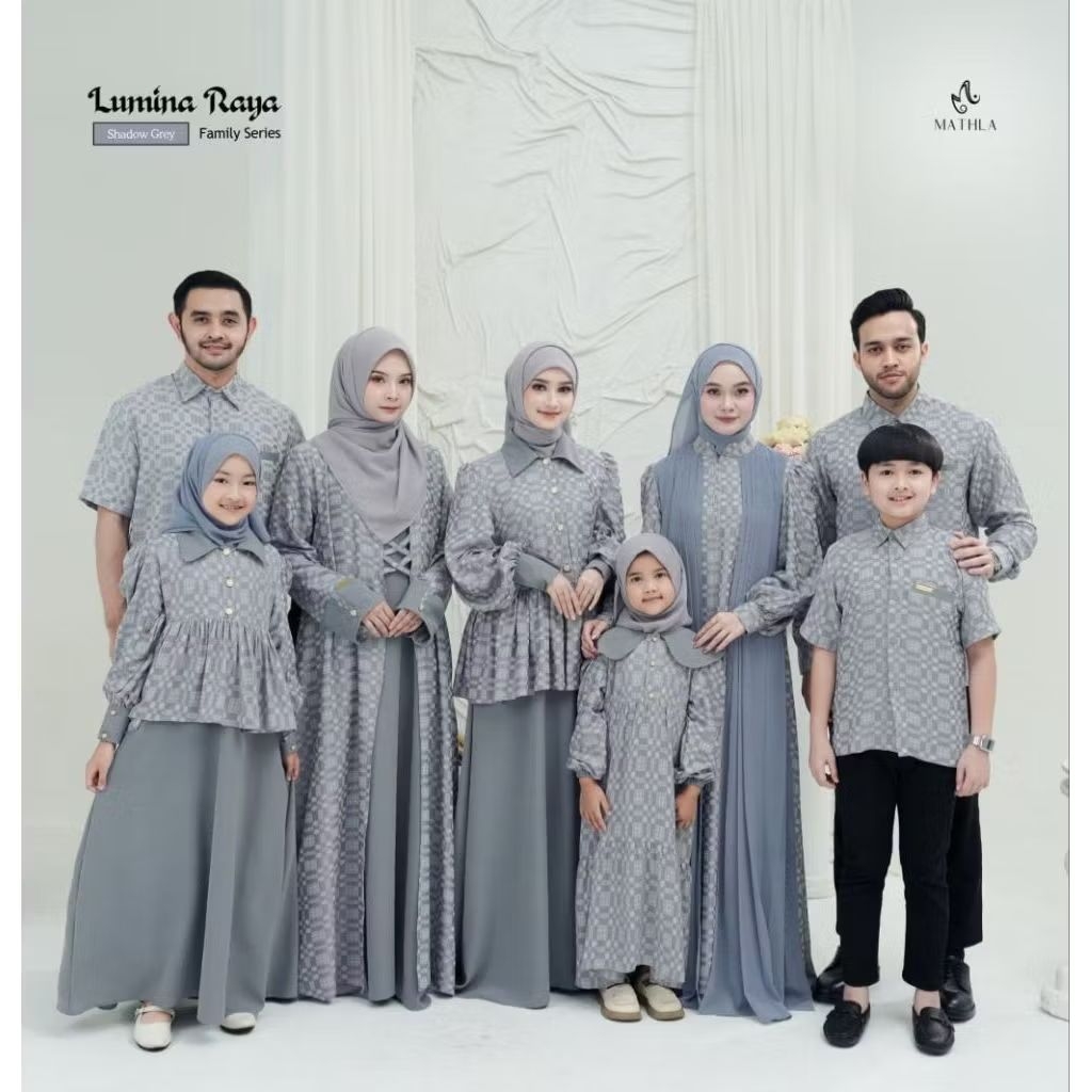 PO‼️[ORDER VIA CHAT-JANGAN CHECK OUT] Sarimbit Keluarga Lebaran Idul Fitri 2027 Lumina Raya Family S