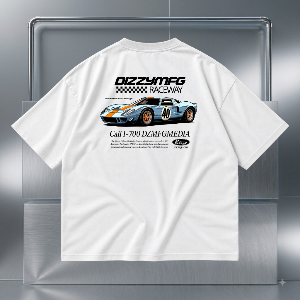 DizzyMfg - Tshirt Ford White