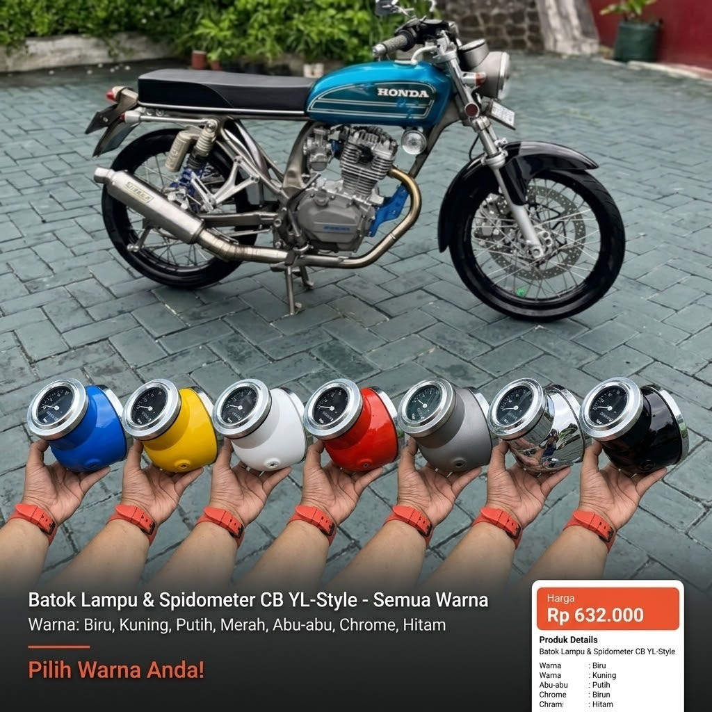 batok lampu yl set spido Tosa (batok+spidobatok yl pnp cb