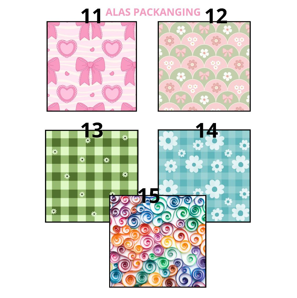 [Free Plastik Opp] Alas Packaging | Alas Packaging Aksesoris Gelang Kalung dll | Bisa Custom