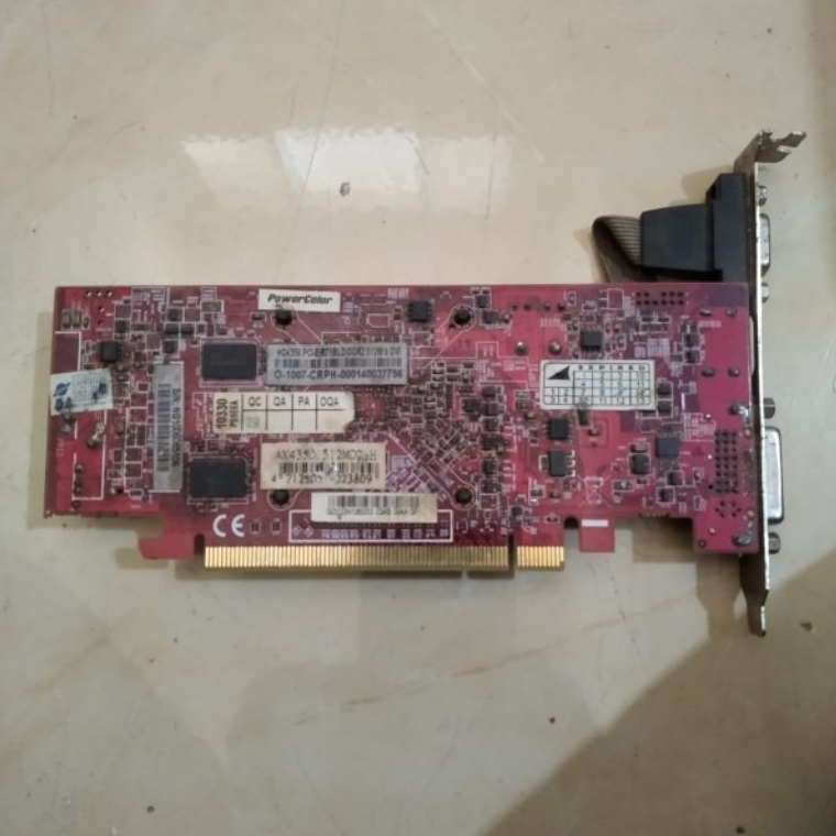 VGA card PCI HD4350 512MB ddr2 64bit, Normal... Garansi..