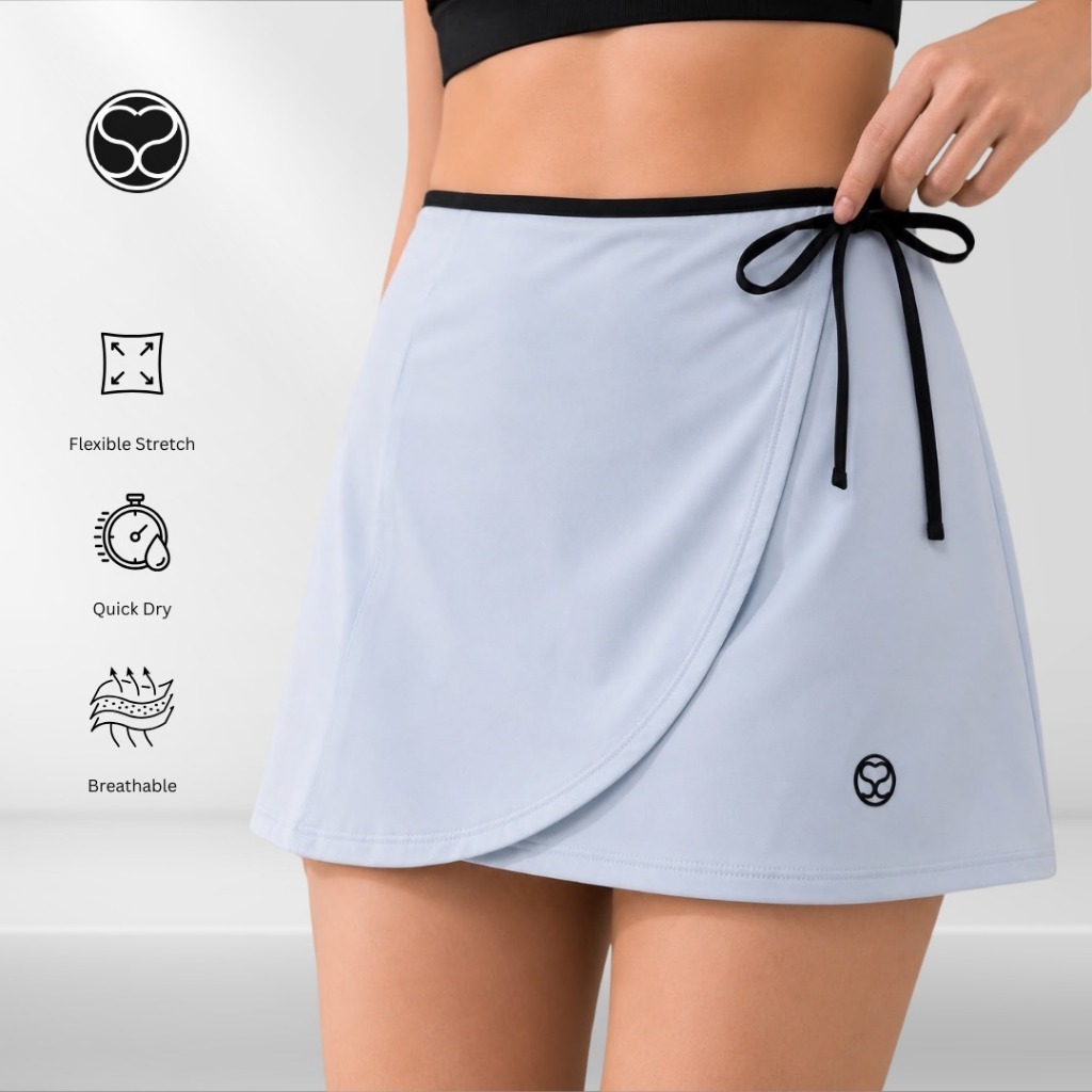 SecondShape - Grand Slam Skirt Tennis Padel Golf Skort Rok Olahraga Wanita Activewear 90306