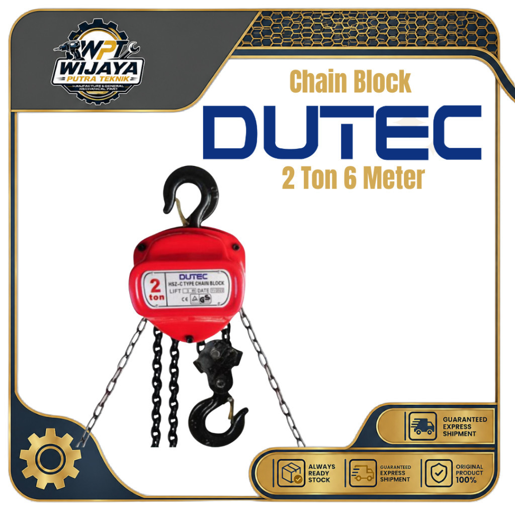 Katrol / Chain Block / Takel 2 Ton DUTEC
