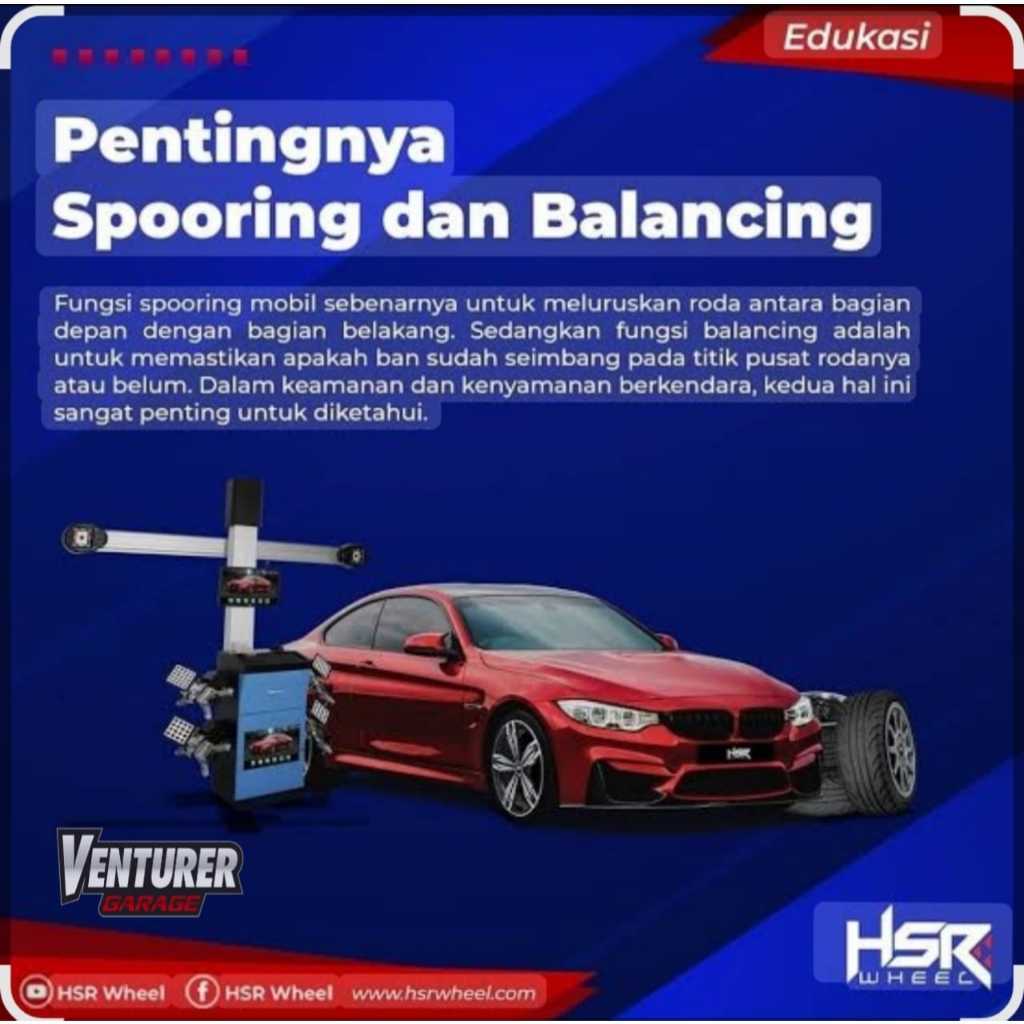 Paket spooring balancing HSR wheel Surabaya
