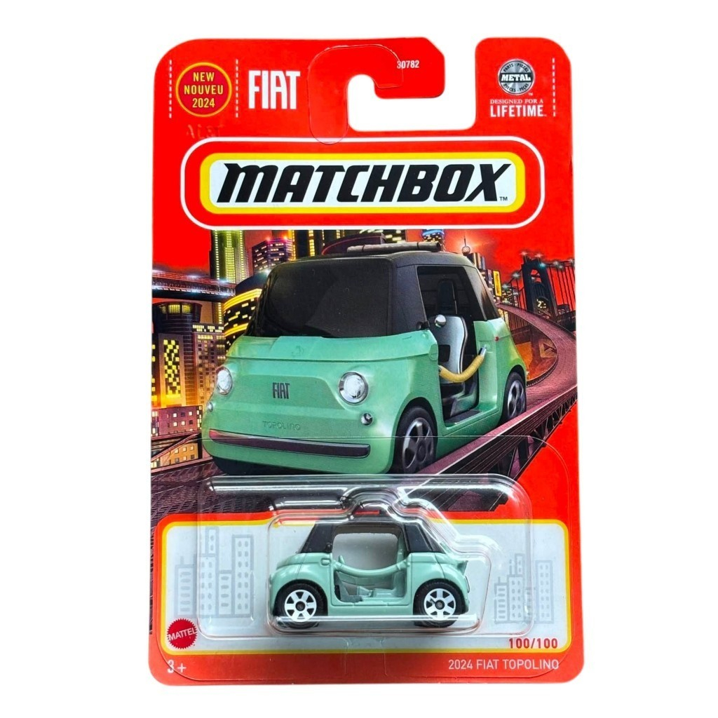 Matchbox 2024 Fiat Topolino Hijau Muda 93AM