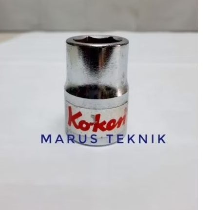 Mata Sok Putih sq 3/4" x 21mm segi6 Koken Japan