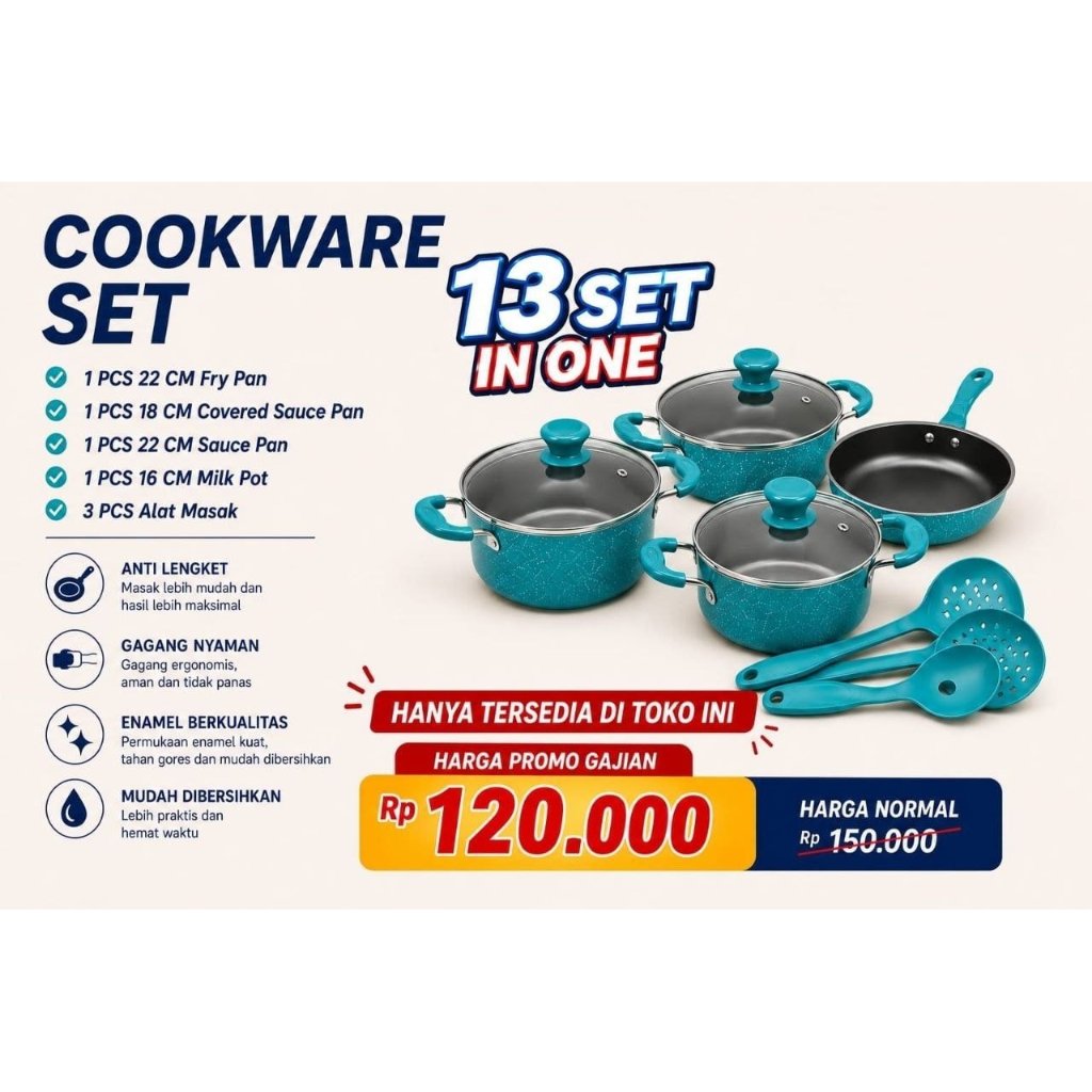 Cookware 13set