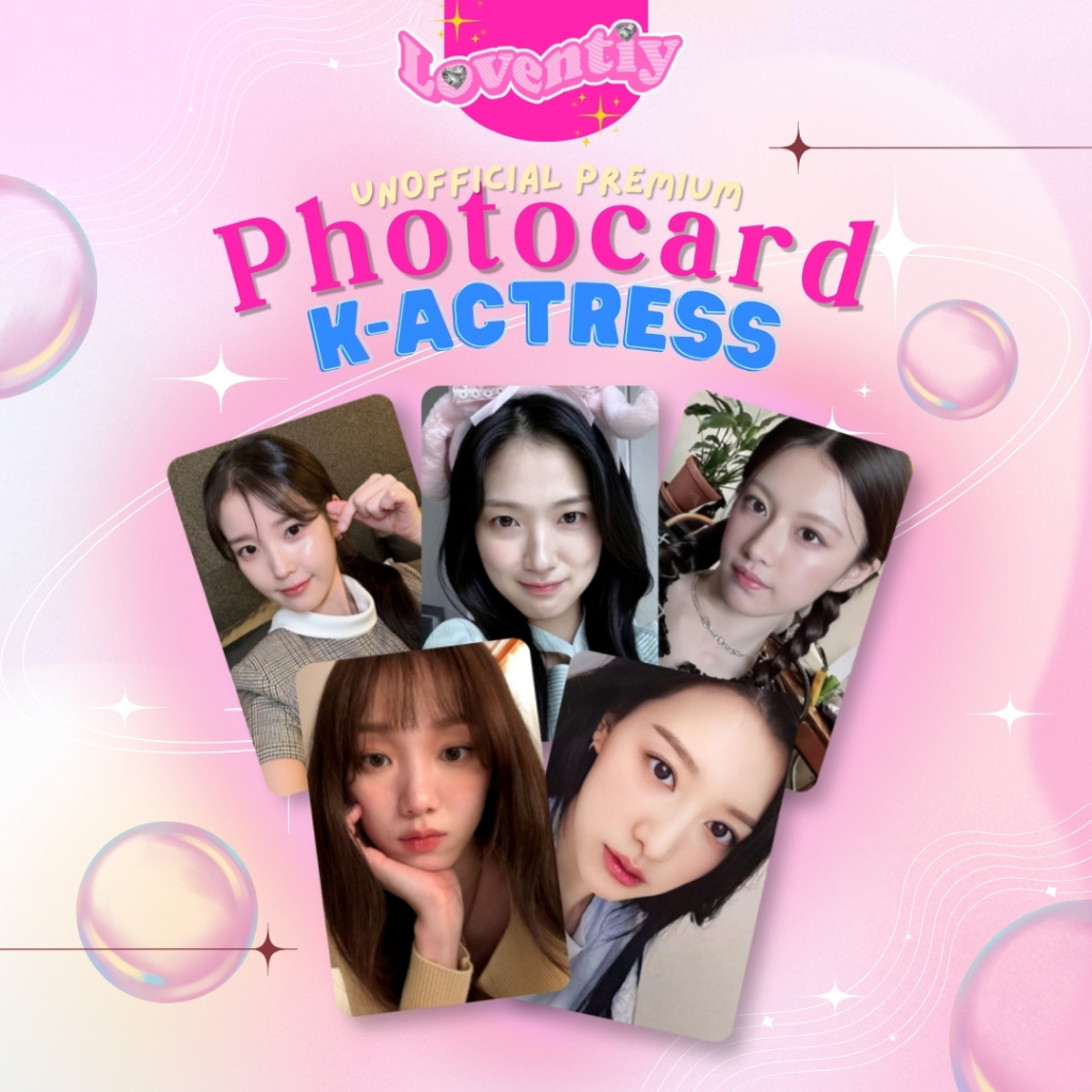 PREMIUM PHOTOCARD KOREAN ACTRESS K-ACTRESS | KIM HYEYOON GO YOONJUNG IU LEE SUNGKYUNG KIM JIWON SELC