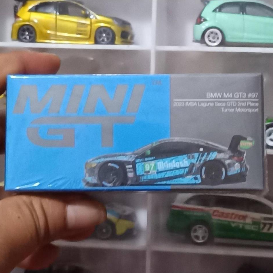 Mini GT MiniGT 647 BMW M4 GT3 #97 Turner Motosport IMSA 2023 Laguna Seca GTD 2nd MGT SEALED