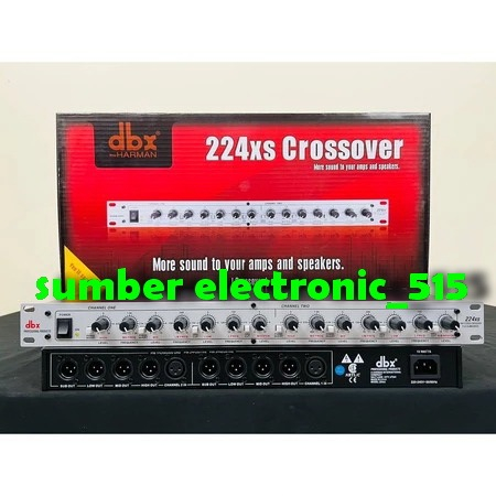 Crossover DBX 224XS + Sub 4 way dbx224xs crossover 224 Xs Bagus Murah Bestseller ( Bisa COD )