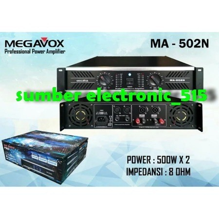 AMPLI POWER MEGAVOX MA502 ORIGINAL POWER MEGAVOX MA 502