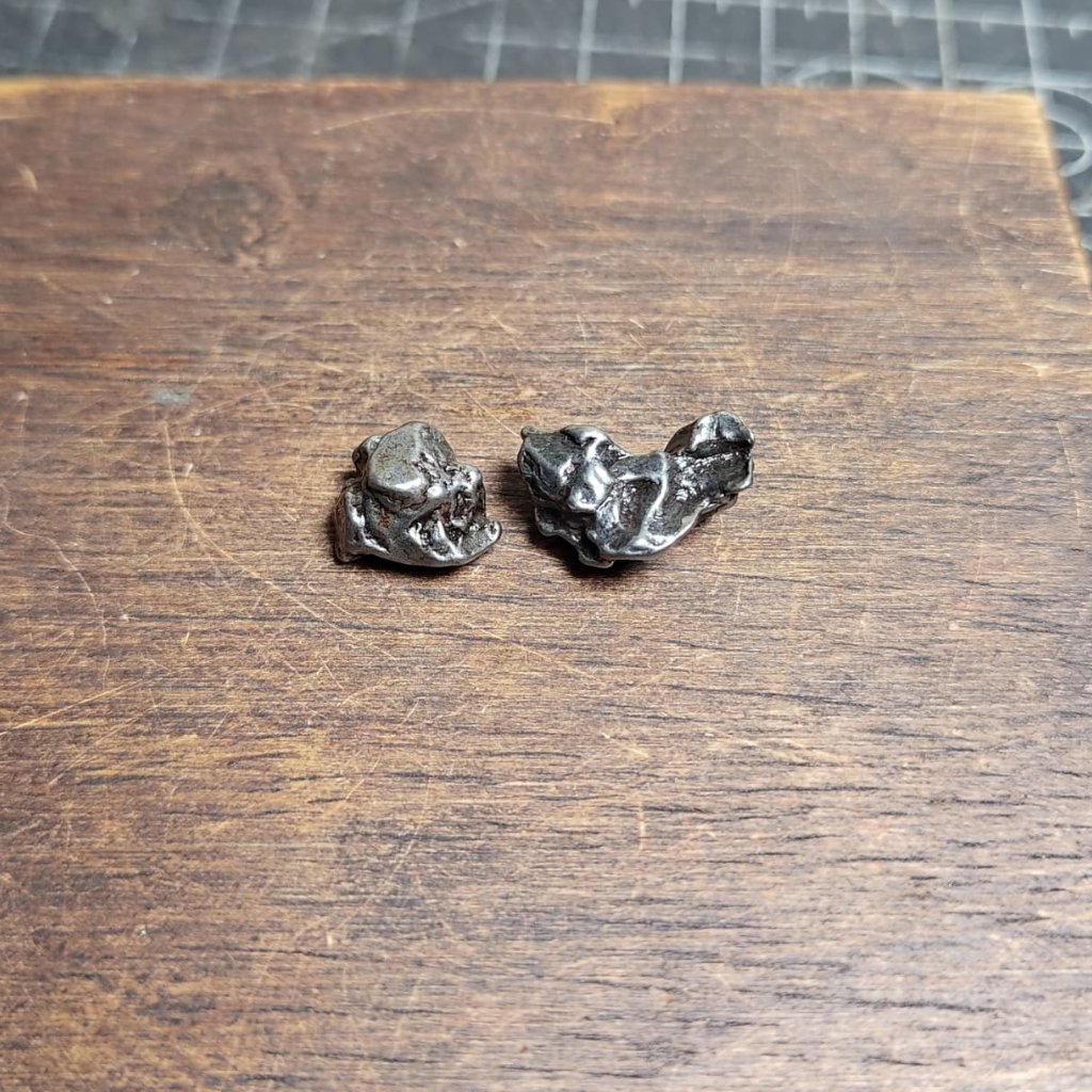 Batu Meteorite Campo Del Cielo Paket (4) Asli meteorite