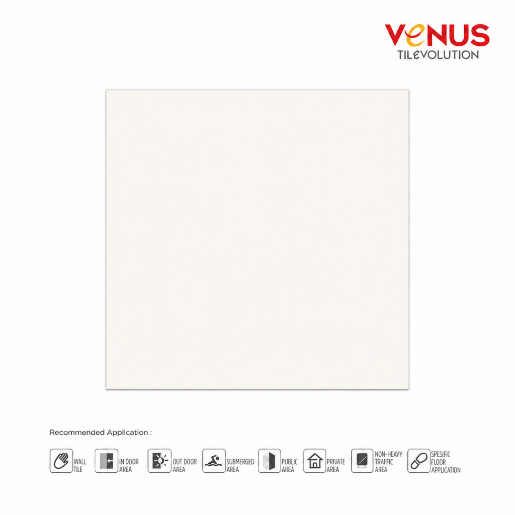 Venus Tiles Off White - Dinding & Lantai Polished 600x600 mm