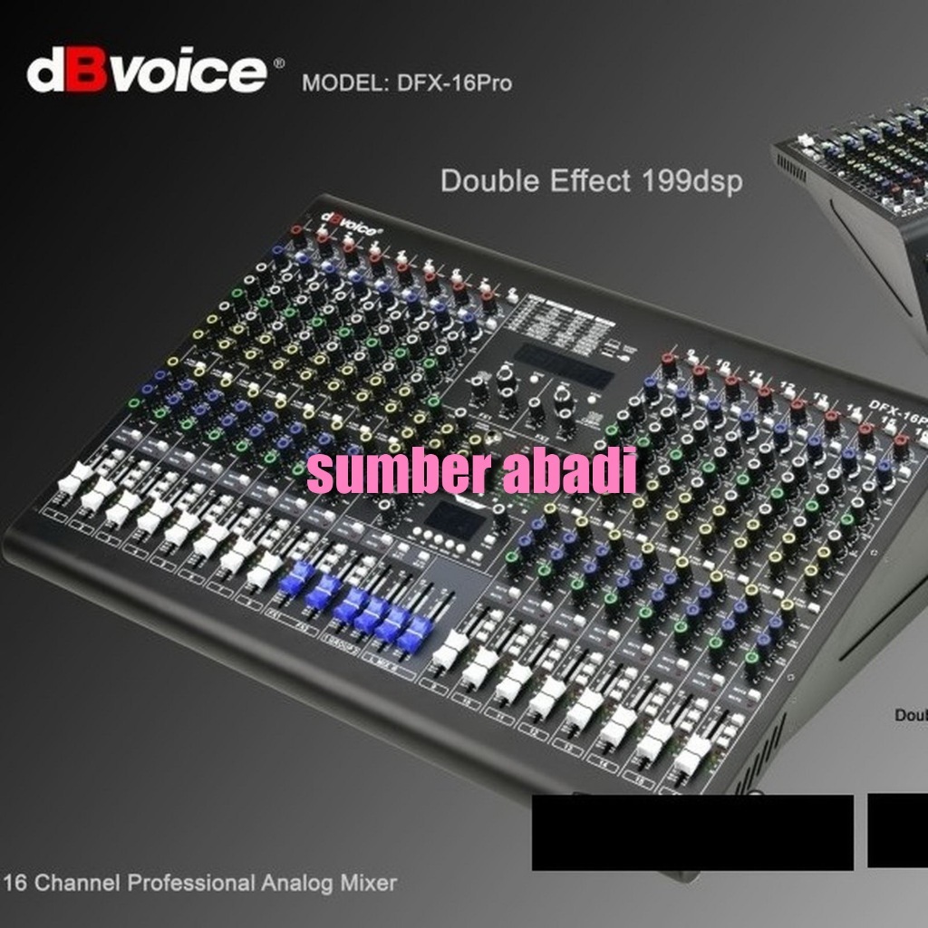 Mixer Dbvoice Dfx16pro Dfx 16 Pro Dfx16 Pro Dfx 16pro Original
